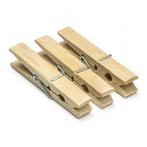 Wasknijpers | 24 stuks (Bamboe), Tuin en Terras, Verzenden, Nieuw
