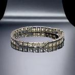 Armband Platina, Art Deco platina 7,5 karaat diamanten