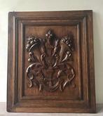Paneel - kastpaneel met prachtig snijwerk van acanthus, Antiek en Kunst