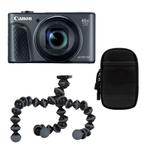 Canon Powershot SX740 HS Black Travel kit, Nieuw, Canon, Ophalen of Verzenden, Compact