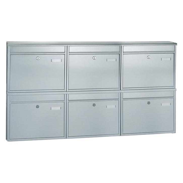 Rottner Brievenbussysteem BKS 6 Postkasten RVS, Huis en Inrichting, Woonaccessoires | Overige, Verzenden