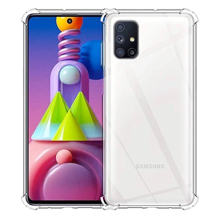 Samsung Galaxy M51 Transparant Bumper Hoesje - Clear Case, Telecommunicatie, Mobiele telefoons | Hoesjes en Frontjes | Samsung