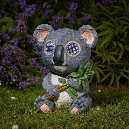 Solar Koala - Winking & Blinking - 25 cm, Tuin en Terras, Tuinbeelden, Overige typen, Nieuw, Overige materialen, Verzenden