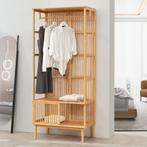 [en.casa] Halmeubel Vemb 185x80x45 cm bamboe, Huis en Inrichting, Kasten | Kledingkasten, Verzenden, Nieuw