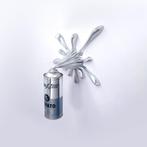 2FAST - Chrome Silver Graffiti Soup Splash Can Sculpture, Antiek en Kunst