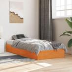 Bedframe Grenen 90x190 Wasbruin - Retourdeal - 35% Korting!, 90 cm, Eenpersoons, Bruin, Nieuw