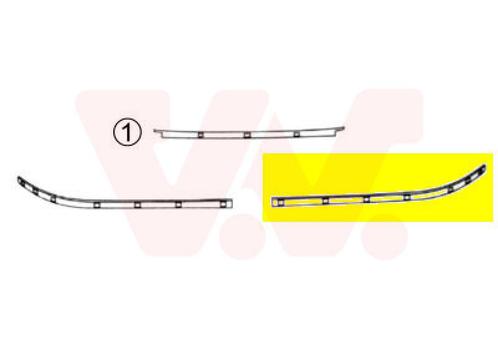 BUMPERLIJST VOOR BMW 5 E39 1995-2000 51118226555, Auto-onderdelen, Carrosserie en Plaatwerk, Nieuw, Ophalen of Verzenden