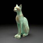 Replica van het oude Egyptisch Beeld van de zittende, Antiek en Kunst