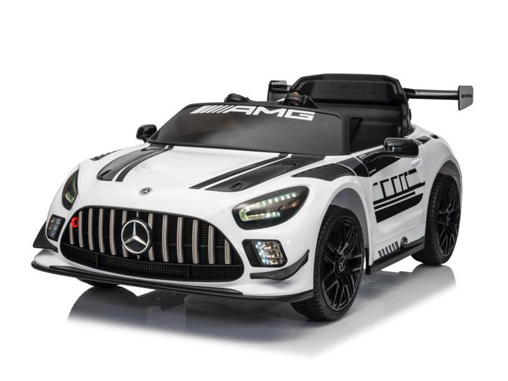 Mercedes-Benz GT3 AMG 12 volt elektrische kinderauto met rub, Kinderen en Baby's, Speelgoed | Buiten | Accuvoertuigen, Nieuw, Ophalen of Verzenden