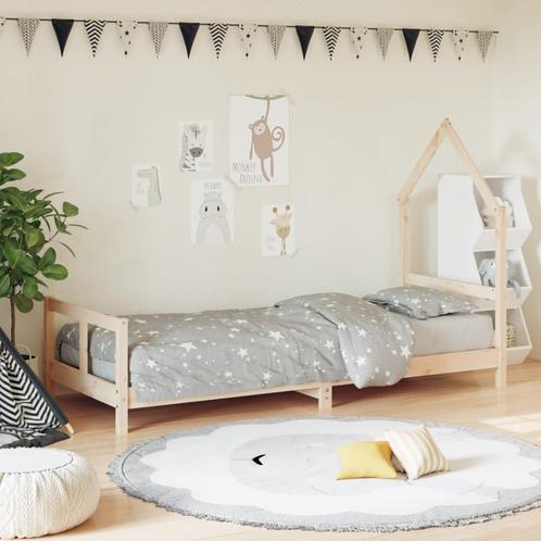 vidaXL Kinderbedframe 80x200 cm massief grenenhout, Kinderen en Baby's, Kinderkamer | Bedden, Nieuw, Verzenden