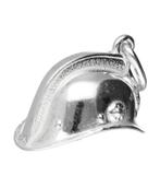 Zilveren Brandweerhelm ketting hanger - luxe, Verzenden, Nieuw