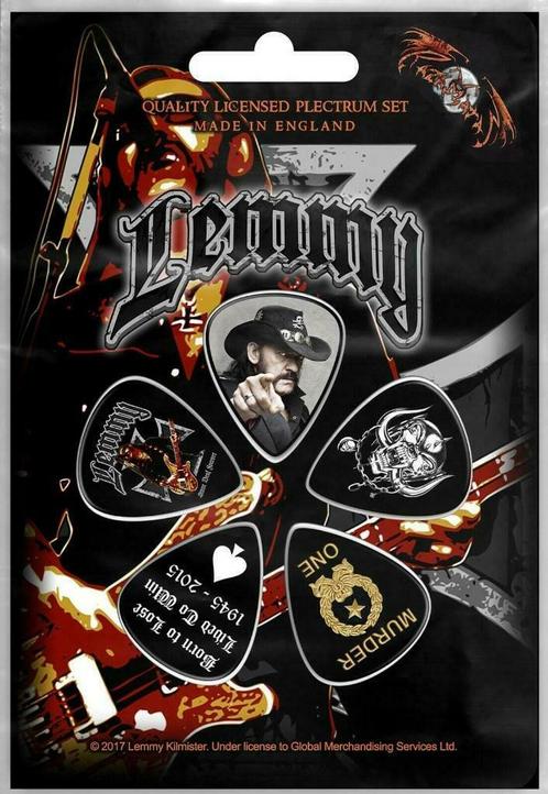 Lemmy Motörhead Plectrum Stone Deaf Forever officiële merch, Verzamelen, Overige Verzamelen, Nieuw, Ophalen of Verzenden