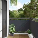 vidaXL Balkonscherm 400x90 cm PVC antracietkleurig, Verzenden, Nieuw, Kunststof, Minder dan 1 meter
