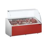 GGM Gastro | Koelvitrine - 1600mm - Donkerrood voorpaneel |, Verzenden, Nieuw in verpakking, Decoratie