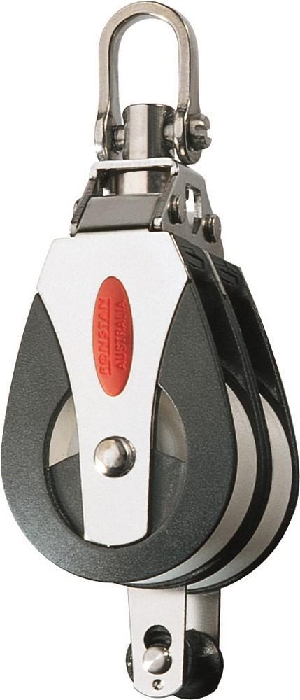 Ronstan 40mm - Dubbel blok met Swivel en Hondsvot, Watersport en Boten, Accessoires en Onderhoud, Nieuw, Ophalen of Verzenden