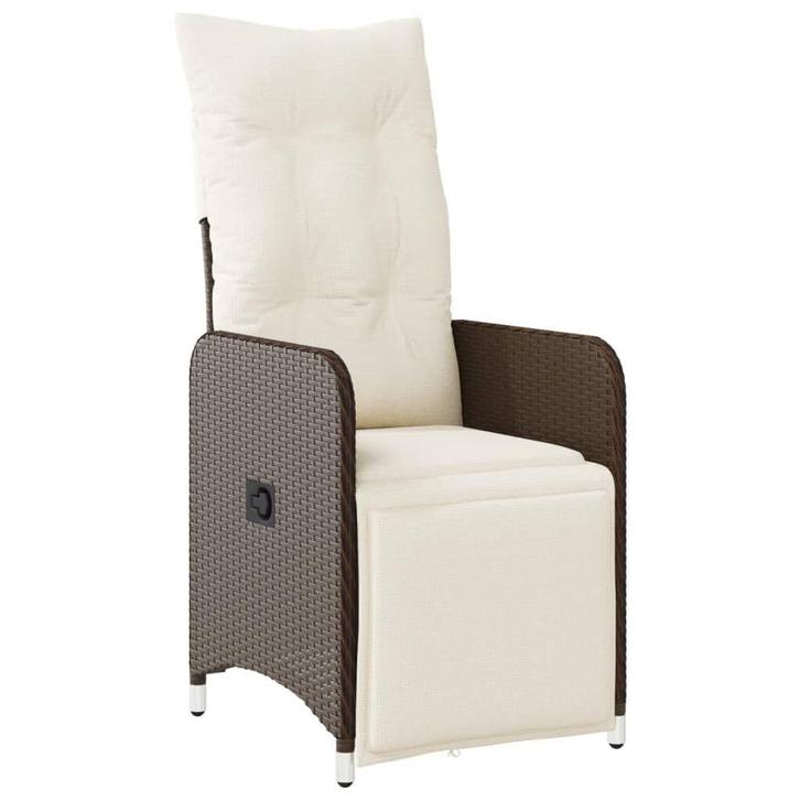 Comfortabele Tuinstoel Bruin - OP = OP - Verstelbaar!, Tuin en Terras, Tuinstoelen, Verstelbaar, Nieuw, Rotan, Ophalen of Verzenden