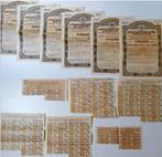 Rusland. 6 x 125 Rubel gouden obligaties 1890 (Zonder