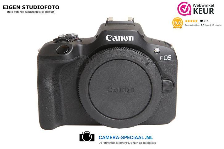 Canon EOS R100 digitale systeemcamera met 1 jaar garantie, Audio, Tv en Foto, Fotocamera's Digitaal, Compact, Zo goed als nieuw