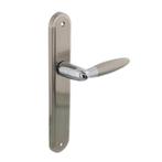 Intersteel Deurkruk Elen op blind langschild - chroom/nikkel, Doe-het-zelf en Verbouw, Hang- en Sluitwerk, Verzenden, Nieuw