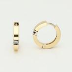 Oorbellen - 14 karaat Geel goud Diamant (Natuurlijk), Sieraden, Tassen en Uiterlijk, Oorbellen, Nieuw