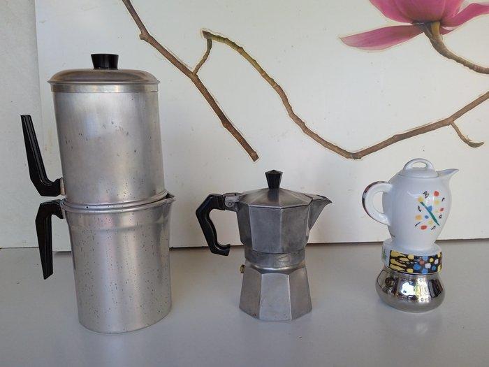 Bialetti-Ilsa-dEncap - Koffiepot (3) - Aluminium, Bakeliet,, Antiek en Kunst, Antiek | Keukenbenodigdheden