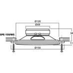 Inbouw speaker met 13cm luidspreker | max 30 Watt | 8 Ohm, Audio, Tv en Foto, Luidsprekers, Ophalen of Verzenden, Nieuw