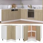 vidaXL Hoekonderkast Lyon 75,5x75,5x81,5 cm sonoma, Huis en Inrichting, Keuken | Keukenelementen, Verzenden, Nieuw, Bruin