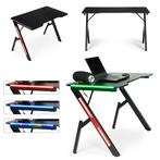 Modern Home gaming desk met RGB LED verlichting - game, Huis en Inrichting, Bureaustoelen, Nieuw, Ophalen of Verzenden