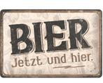 Bier Jetzt und hier reclamebord, Verzamelen, Merken en Reclamevoorwerpen, Ophalen of Verzenden, Nieuw