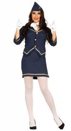 Stewardess Kostuum, Kleding | Dames, Carnavalskleding en Feestkleding, Verzenden, Nieuw