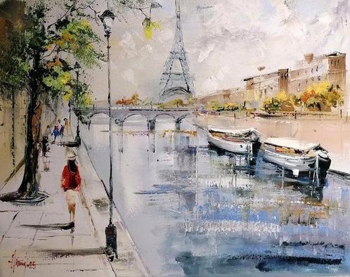 Alfred Anio (1967) - Paris, Antiek en Kunst, Kunst | Schilderijen | Modern