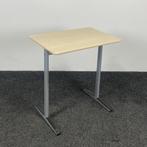 Schoolbureau - Grijs Onderstel | 70 x 50 cm, Huis en Inrichting, Tafels | Salontafels, Ophalen of Verzenden, Gebruikt