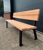 NIEUW OP MAAT - Stijlvolle bank - 2 meter - 4-5 personen, Ophalen of Verzenden, Nieuw, Hout