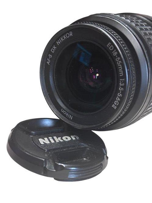 Nikon AF-S 18-55 DX SWM ED Aspherical 0.28m/0.92ft Digitale, Audio, Tv en Foto, Fotocamera's Digitaal