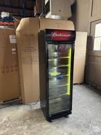 Budweiser bier koelkast incl. verlichting glasdeur koeling, Nieuw in verpakking