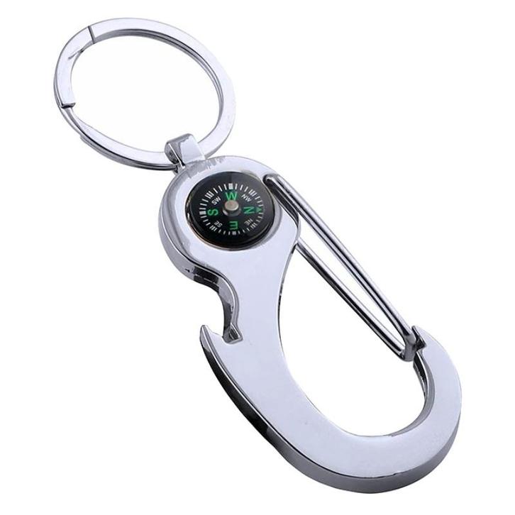 Fako Bijoux - Sleutelhanger Flesopener Haak - Kompas -, Verzamelen, Sleutelhangers, Verzenden