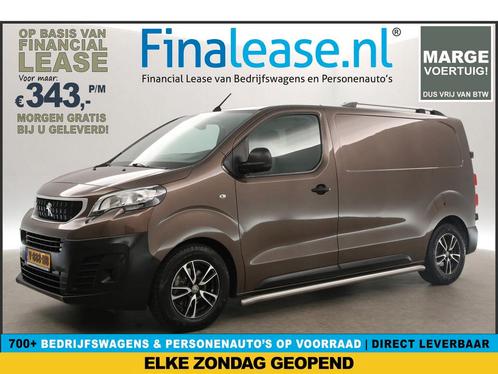 Peugeot Expert 226S 1.6 BlueHDI MARGE AUT Carplay Nav €343pm, Auto's, Bestelauto's, Lease, Automaat, Diesel, Peugeot, Bruin, Verzenden