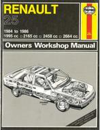 1984-1986 RENAULT 25 BENZINE VRAAGBAAK ENGELS, Auto diversen, Handleidingen en Instructieboekjes