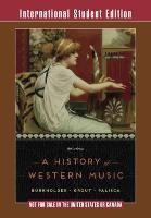 A History of Western Music 9780393937114, Zo goed als nieuw