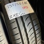 4 x Pirelli Cinturato P1 195-55-16 Zomerbanden 8,5mm, Auto-onderdelen, Banden en Velgen, Gebruikt, 16 inch, Ophalen of Verzenden