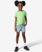 HEMA Kinder korte broek denim lichtblauw, Verzenden, Nieuw