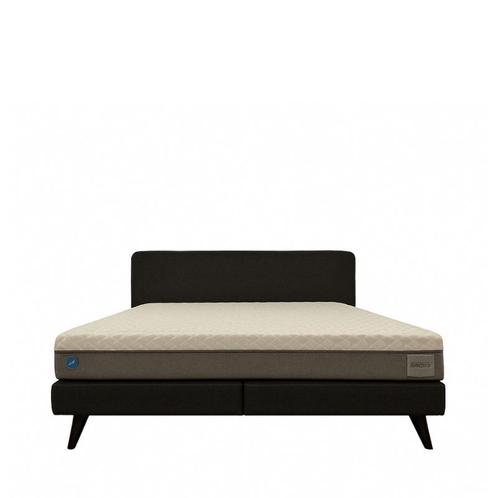 Technogel Veneto (VLAK) Boxspring 180x200 (ZWART) | OUTLET, Huis en Inrichting, Slaapkamer | Boxsprings, Nieuw, Ophalen