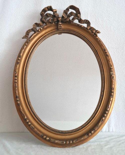 Wandspiegel (2) - Verguld hout - goudkleurige lijsten, Antiek en Kunst, Curiosa en Brocante