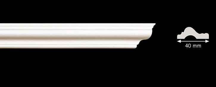 U40 Kaderlijst (40 mm), lengte 2 m, Doe-het-zelf en Verbouw, Plinten en Afwerking, Nieuw, Ophalen of Verzenden