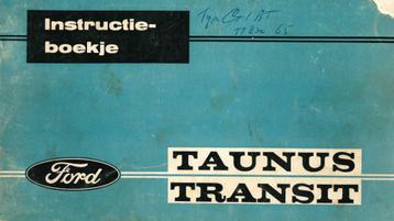 ~1960 Ford Taunus & Transit Instructieboekje Nederlandstalig