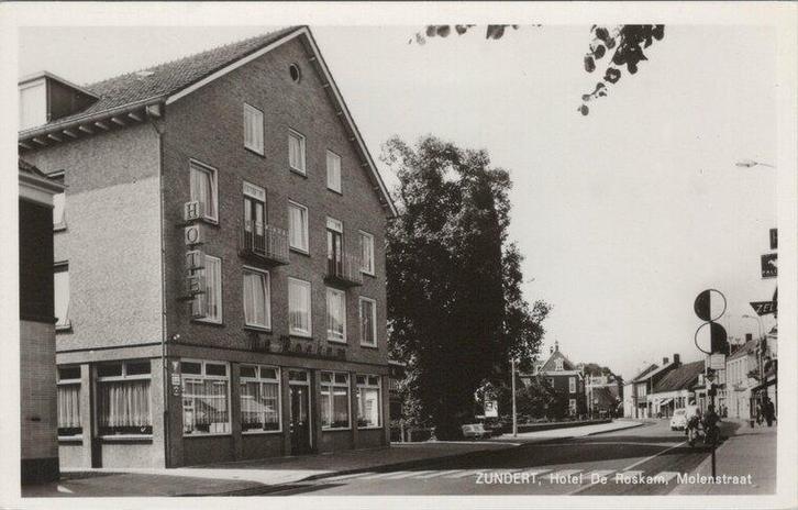ZUNDERT - Hotel De Roskam, Molenstraat, Verzamelen, Ansichtkaarten | Nederland, Verzenden