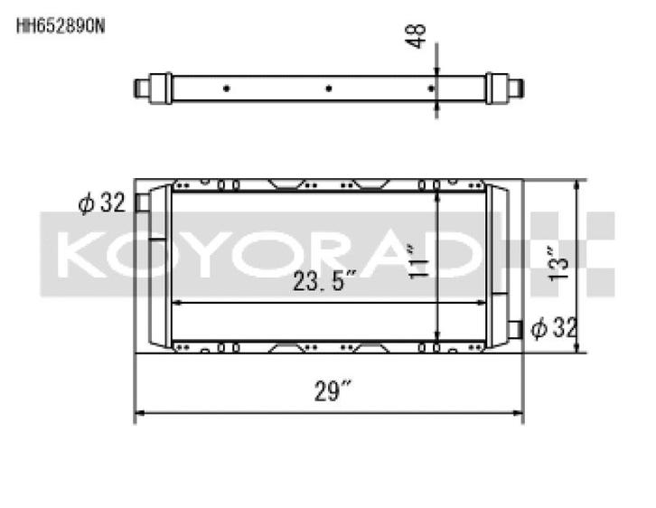 Koyo 05-11 Lotus Elise/Exige 1.8L I4 Radiator - HH652890N, Auto-onderdelen, Motor en Toebehoren, Ophalen of Verzenden