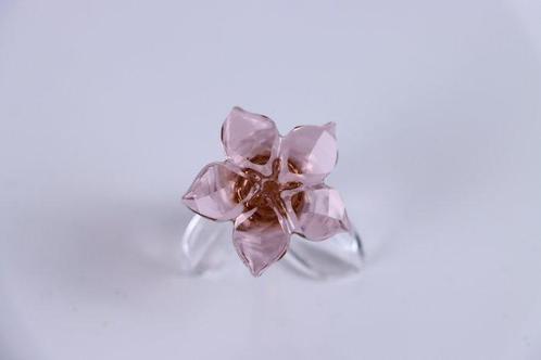 Figuur - Swarovski - Set met bloemen (Boxed) (3) - Kristal, Antiek en Kunst, Curiosa en Brocante