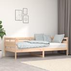 vidaXL Slaapbank massief grenenhout 90 x 200 cm, Eenpersoons, Bruin, Verzenden, Nieuw