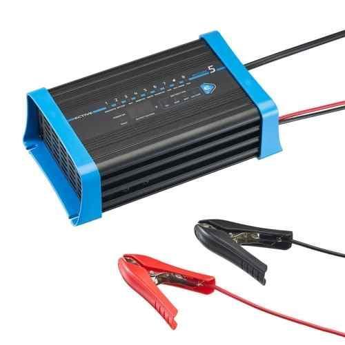 Acculader compact 12V/24V 8-traps Ective Multiload - 12V, 5A, Caravans en Kamperen, Overige Caravans en Kamperen, Nieuw, Ophalen of Verzenden